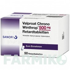 ВАЛЬПРОАТ (VALPROAT) 500 мг таблетки 50 шт - Вальпроевая кислота SANOFI