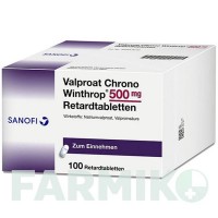 ВАЛЬПРОАТ (VALPROAT) 500 мг таблетки 100 шт - Вальпроєва кислота SANOFI