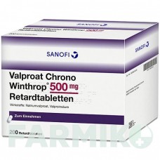 ВАЛЬПРОАТ (VALPROAT) 500 мг таблетки 200 шт - Вальпроевая кислота SANOFI