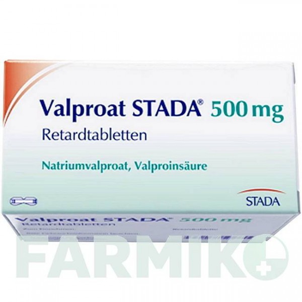 ВАЛЬПРОАТ (VALPROAT) 500 мг таблетки 50 шт - Вальпроевая кислота STADAPHARM