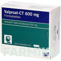 ВАЛЬПРОАТ (VALPROAT) 600 мг таблетки 200 шт - Вальпроєва кислота ABZ PHARMA