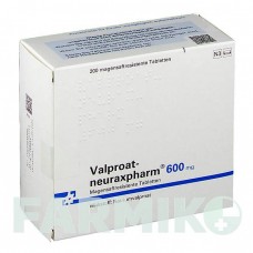 ВАЛЬПРОАТ (VALPROAT) 600 мг таблетки 200 шт - Вальпроєва кислота NEURAXPHARM