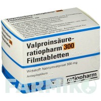 ВАЛЬПРОИНСАУР (VALPROINSAURE) 300 таблетки 100 шт - Вальпроевая кислота RATIOPHARM