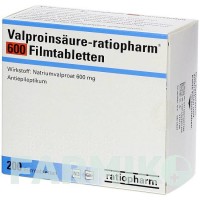 ВАЛЬПРОЇНСАУР (VALPROINSAURE) 600 таблетки 200 шт - Вальпроєва кислота RATIOPHARM