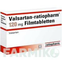 ВАЛСАРТАН (VALSARTAN) 120 мг таблетки 56 шт - Валсартан RATIOPHARM