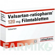 ВАЛСАРТАН (VALSARTAN) 120 мг таблетки 98 шт - Валсартан RATIOPHARM