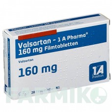 ВАЛСАРТАН (VALSARTAN) 160 мг таблетки 28 шт - Валсартан 1 A PHARMA