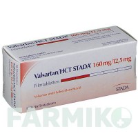 ВАЛСАРТАН (VALSARTAN) 160 мг/12,5 мг таблетки 56 шт - Валсартан, Гидрохлоротиазид STADAPHARM