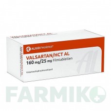 ВАЛСАРТАН (VALSARTAN) 160 мг/25 мг таблетки 98 шт - Валсартан, Гидрохлоротиазид ALIUD PHARMA