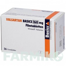 ВАЛСАРТАН (VALSARTAN) 160 мг таблетки 56 шт - Валсартан BASICS