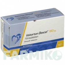 ВАЛСАРТАН (VALSARTAN) 160 мг таблетки 98 шт - Валсартан DEXCEL PHARMA