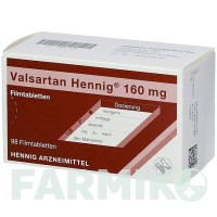 ВАЛСАРТАН (VALSARTAN) 160 мг таблетки 28 шт - Валсартан HENNIG
