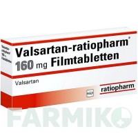 ВАЛСАРТАН (VALSARTAN) 160 мг таблетки 56 шт - Валсартан RATIOPHARM