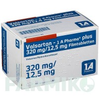 ВАЛСАРТАН (VALSARTAN) 320/12,5 мг таблетки 28 шт - Валсартан, Гідрохлоротіазид 1 A PHARMA
