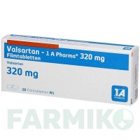 ВАЛСАРТАН (VALSARTAN) 320 мг таблетки 28 шт - Валсартан 1 A PHARMA