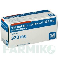ВАЛСАРТАН (VALSARTAN) 320 мг таблетки 98 шт - Валсартан 1 A PHARMA