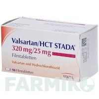 ВАЛСАРТАН (VALSARTAN) 320 мг/25 мг таблетки 98 шт - Валсартан, Гідрохлоротіазид STADAPHARM