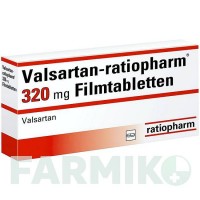 ВАЛСАРТАН (VALSARTAN) 320 мг таблетки 56 шт - Валсартан RATIOPHARM