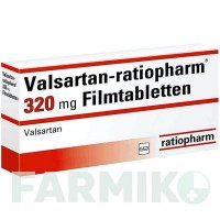 ВАЛСАРТАН (VALSARTAN) 320 мг таблетки 98 шт - Валсартан RATIOPHARM