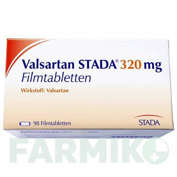 ВАЛСАРТАН (VALSARTAN) 320 мг таблетки 98 шт - Валсартан STADAPHARM