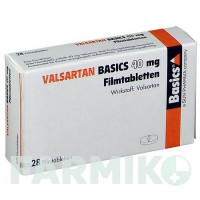 ВАЛСАРТАН (VALSARTAN) 40 мг таблетки 28 шт - Валсартан BASICS