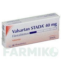 ВАЛСАРТАН (VALSARTAN) 40 мг таблетки 28 шт - Валсартан STADAPHARM