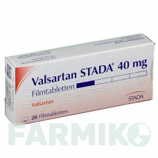 ВАЛСАРТАН (VALSARTAN) 40 мг таблетки 28 шт - Валсартан STADAPHARM
