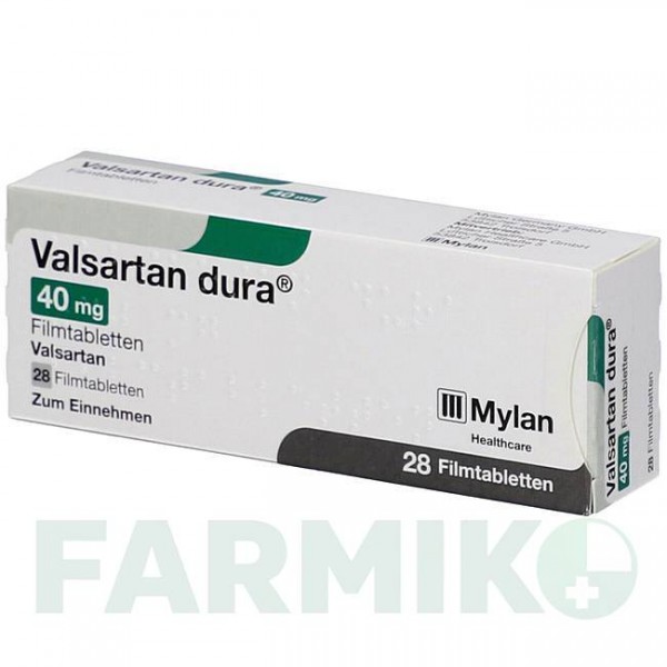 ВАЛСАРТАН (VALSARTAN) 40 мг таблетки 28 шт - Валсартан VIATRIS