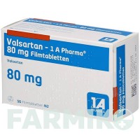 ВАЛСАРТАН (VALSARTAN) 80 мг таблетки 56 шт - Валсартан 1 A PHARMA