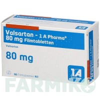 ВАЛСАРТАН (VALSARTAN) 80 мг таблетки 98 шт - Валсартан 1 A PHARMA