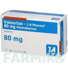 ВАЛСАРТАН (VALSARTAN) 80 мг таблетки 98 шт - Валсартан 1 A PHARMA