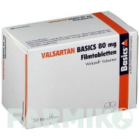 ВАЛСАРТАН (VALSARTAN) 80 мг таблетки 56 шт - Валсартан BASICS