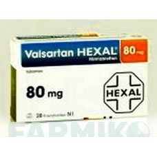 ВАЛСАРТАН (VALSARTAN) 80 мг таблетки 28 шт - Валсартан HEXAL