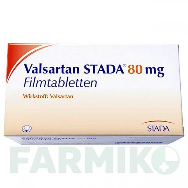 ВАЛСАРТАН (VALSARTAN) 80 мг таблетки 28 шт - Валсартан STADAPHARM