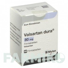 ВАЛСАРТАН (VALSARTAN) 80 мг таблетки 98 шт - Валсартан VIATRIS