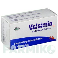 ВАЛЬСИМИЯ (VALSIMIA) 5 мг/160 мг таблетки 98 шт - Валсартан, Амлодипин ELPEN PHARMACEUTICAL