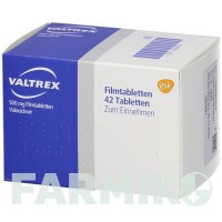 ВАЛЬТРЕКС (VALTREX) 500 мг таблетки 42 шт - Валацикловір DOCPHARM