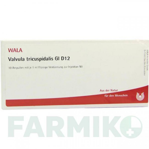 ВАЛЬВУЛА (VALVULA) D 12 ампулы 10x1 мл - Гомеопатия WALA HEILMITTEL