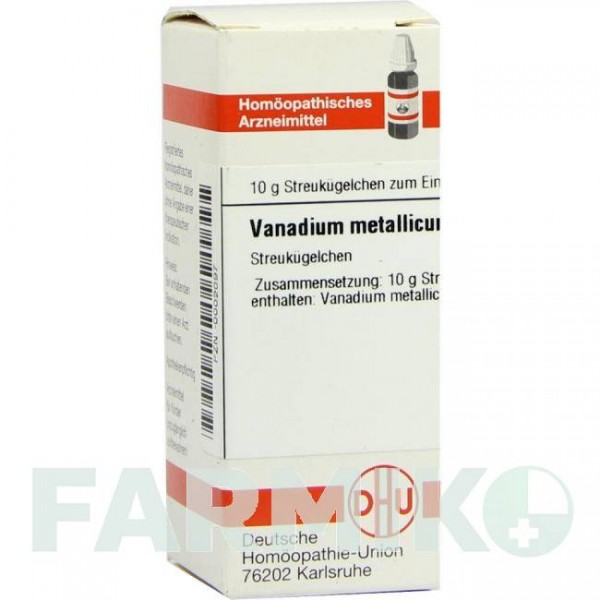 ВАНАДІУМ МЕТАЛІКУМ (VANADIUM METALLICUM) C 30 глобули 10 г - Гомеопатія DHU