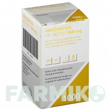 ВАНКОМІЦИН (VANCOMYCIN) 1000 мг порошок 1 шт - Ванкоміцин DR.FRIEDRICH EBERTH