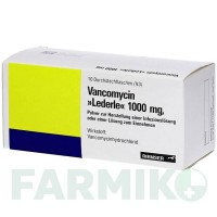 ВАНКОМІЦИН (VANCOMYCIN) 1000 мг порошок 10 шт - Ванкоміцин ESTEVE PHARMACEUTICALS