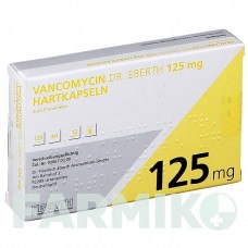 ВАНКОМІЦИН (VANCOMYCIN) 125 мг капсули 12 шт - Ванкоміцин DR.FRIEDRICH EBERTH