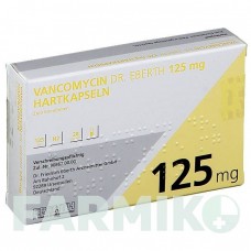 ВАНКОМІЦИН (VANCOMYCIN) 125 мг капсули 28 шт - Ванкоміцин DR.FRIEDRICH EBERTH