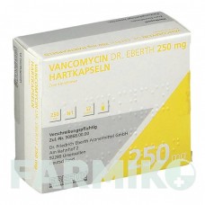 ВАНКОМІЦИН (VANCOMYCIN) 250 мг капсули 12 шт - Ванкоміцин DR.FRIEDRICH EBERTH