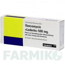 ВАНКОМІЦИН (VANCOMYCIN) 500 мг порошок 5 шт - Ванкоміцин ESTEVE PHARMACEUTICALS