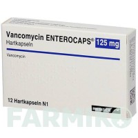 ВАНКОМІЦИН ЕНТЕРОКАПС (VANCOMYCIN ENTEROCAPS) 125 мг капсули 12 шт - Ванкоміцин ESTEVE PHARMACEUTICALS