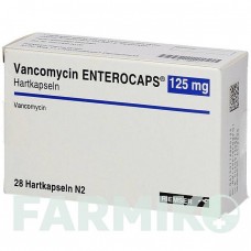 ВАНКОМІЦИН ЕНТЕРОКАПС (VANCOMYCIN ENTEROCAPS) 125 мг капсули 28 шт - Ванкоміцин ESTEVE PHARMACEUTICALS