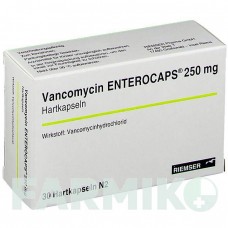 ВАНКОМИЦИН ЭНТЕРОКАПС (VANCOMYCIN ENTEROCAPS) 250 мг капсулы 30 шт - Ванкомицин ESTEVE PHARMACEUTICALS