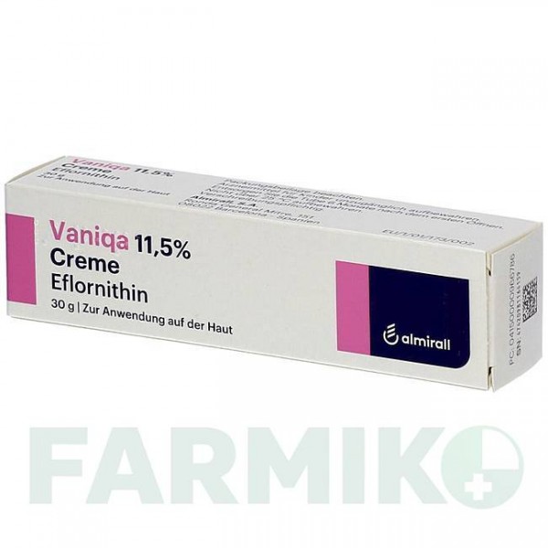ВАНИКА (VANIQA) крем 30 г - Эфлорнитин ALMIRALL