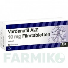 ВАРДЕНАФИЛ (VARDENAFIL) 10 мг таблетки 12 шт - Варденафил ABZ PHARMA